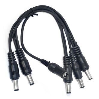 Leem Power To 5-Pedals Daisy Chain Cable With Straight Plugs