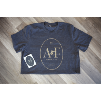 Small A&F Drum Co T Shirt - Black