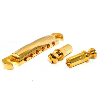 Gotoh AGE101ZTGG GE101ZT Series Stop Tailpiece In Gold Finish