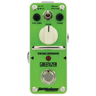 Tomsline AGR-3 Greenizer Overdrive Pedal Mini Size