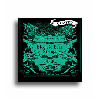 Aria AGS600C Electric Bass Regular Gauge Long Scale Coated String Set (45-105)