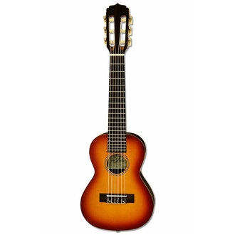 Aria AGU160TS G-Uke Series 6-String Guitalele In Sunburst Spruce Semi-Gloss Finish