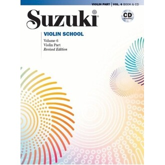 Suzuki Violin School Bk 6 Bk/cd Violin New Ed