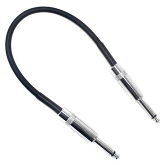 Leem 1ft Deluxe FX Pedal Patch Cable (1/4" Straight Plug - 1/4" Straight Plug)