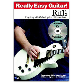 Really Easy Guitar Riffs Book & CD