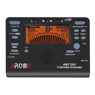 Aroma AMT-580 Tuner Metronome Tone Generator