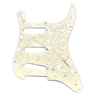 Gotoh APG101 3-Ply ST-Style 3SC Electric Guitar Pickguard In White Pearl (Pk-1)