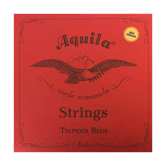 Aquila AQ168U ThunderReds 4-String Bass Uke String Set (23 - 26" Scale)