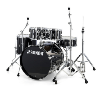 Sonor AQ1 Stage 22" Drum Kit w/Hardware - Piano Black