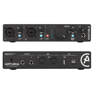 Arturia MiniFuse 2 Flexible Dual Audio Interface - Black