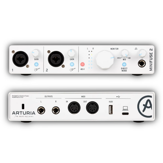 Arturia MiniFuse 2 Flexible Dual Audio Interface - White