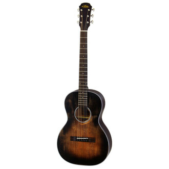 Aria AR131DPMUBR Delta Players Parlour Acoustic Guitar in Muddy Brown Finish