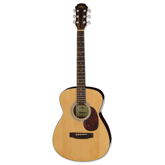 Aria ARADF01N ADF-01 Series Folk Body Acoustic Guitar In Gloss Natural
