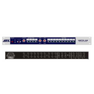 ARX I Switch, 12 Stereo Pair Line Switcher For Powered Speaker