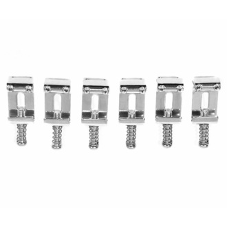 Gotoh AS101N S101 Series Bent-steel 11.3mm Electric Guitar Saddles In A Nickel Finish (Set Of 6)