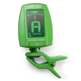 Aroma 300B Clip-on Chromatic Tuner Green