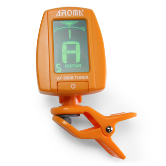 Aroma 300B Clip-on Chromatic Tuner Orange