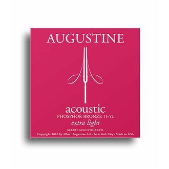 Augustine Phosphor Bronze Extra Light Gauge Acoustic String Set (11-52)