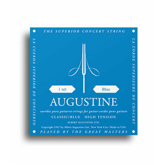 Augustine Classic Blue Classical String Set - Regular Tension Trebles / High Tension Basses