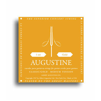Augustine Classic Gold Classical String Set - Regular Tension Trebles / Medium Tension Basses