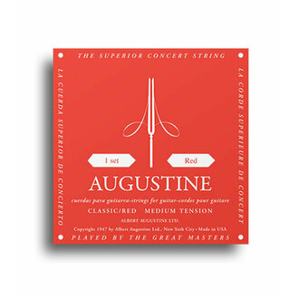 Augustine Classic Red Classical String Set - Regular Tension Trebles / Medium Tension Basses