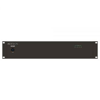 inDESIGN BA460-1 4 Channel @ 60 watt per channel basic power amplifier, 100v, 2RU