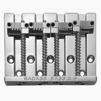 Leo Quan Badass II 4-String Bass Bridge - Chrome