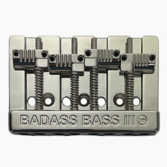 Leo Quan Badass III 4-String Bass Bridge - Nickel