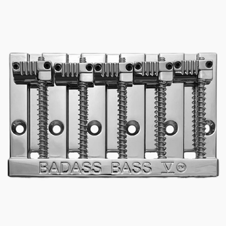 Leo Quan Badass V 5-String Bass Bridge - Chrome