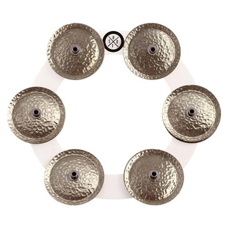 Big Fat Snare Drum Bling Ring White Copper