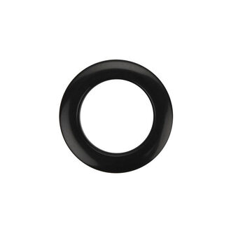Bass Drum O's Port Hole Rings - 2" Black (2 Pack)