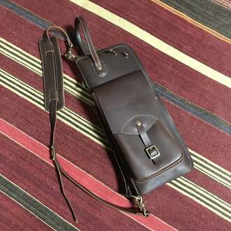 Tackle Instrument Supply - Leather Stick Bag - Brown - LSB-BR