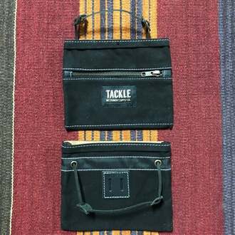 Tackle Instrument Supply - Waxed Canvas Gig Pouch - Black - WCGP-BL