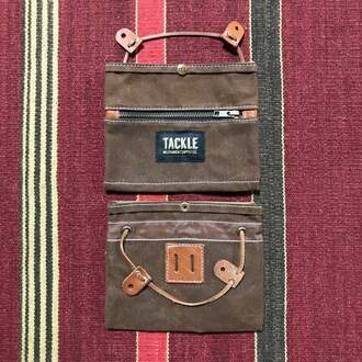 Tackle Instrument Supply - Waxed Canvas Gig Pouch - Brown - WCGP-BR