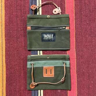 Tackle Instrument Supply - Waxed Canvas Gig Pouch - Forest Green - WCGP-FG
