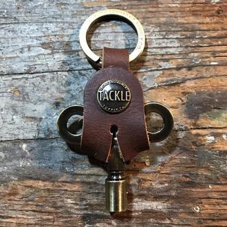 Tackle Instrument Supply - Timekeepers Drum Key + Holster - Antique Brass - TKDK-AB