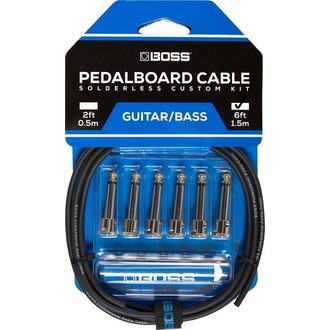 Boss BCK-6 Solderless Pedalboard Cable Kit - 6 Connectors 6ft