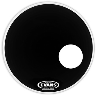 Evans BD18RONX ONYX Resonant Bass Drum Head, 18 Inch