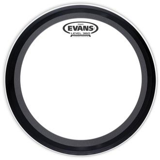 Evans BD20EMADCW EMAD Coated White Bass Drum Head, 20 Inch