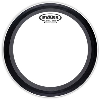 Evans BD24EMAD2 EMAD2 Clear Bass Drum Head, 24 Inch
