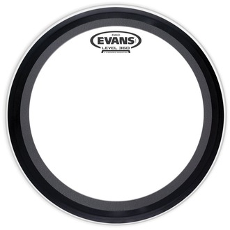 Evans BD26EMADCW EMAD Coated White Bass Drum Head, 26 Inch