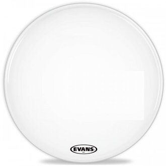 Evans MS1 White Marching Bass Drum Head, 26 Inch