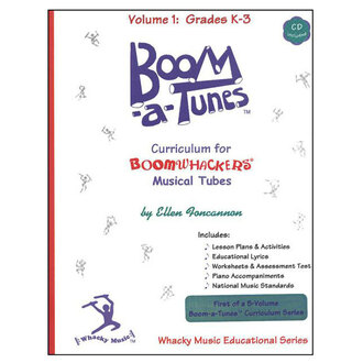 Boomwhackers BWBT1B "Boom-a-Tunes Volume 1" Curriculum Book/CD