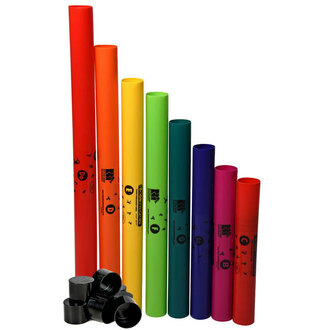 Boomwhackers BWDGOC8 8-Note Diatonic C-Major Scale Set With Octaver Caps