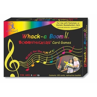 Boomwhackers BWWBC1 "Whack-a Boom!" Colour Card Games