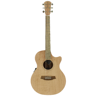Cole Clark CCAN1EC-SSO Angel Acoustic-Electric Guitar Southern Silky Oak Top, Back and Sides