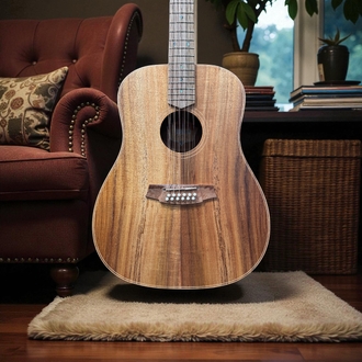 Cole Clark CCFL2E-12-BLBLR Fat Lady 2 Acoustic-Electric 12-String, Rosewood Fretboard