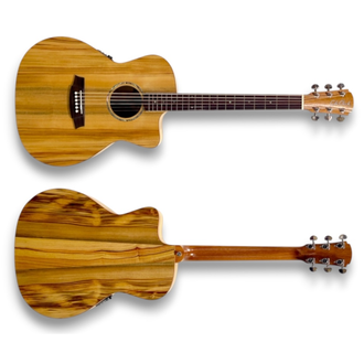 Cole Clark CCSAN1EC-CLCL Studio Grand Auditorium Acoustic-Electric - Camphor Laurel