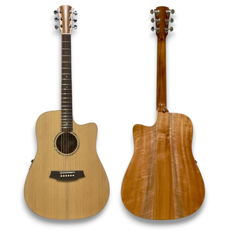 Cole Clark SFL1EC-BM Studio Dreadnought With Cutaway - Natural