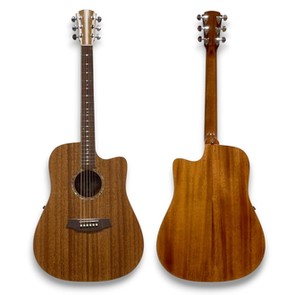 Cole Clark SFL1EC-MMAH Studio Dreadnought With Cutaway - Natural